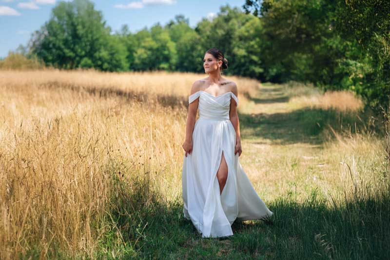 fotografiranje vjenčanja zagreb - mladenka šeće