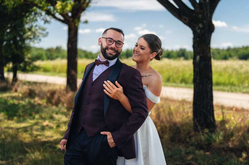 fotografiranje vjenčanja zagreb - mladenci u crkvi