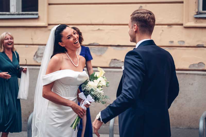 Fotografija mladenaca crno-bijela - fotografiranje vjenčanja